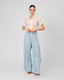 Light Blue Patterned Pants