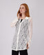 Long White Lace Shirt