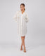 Pearl Embroidered Shirt Dress