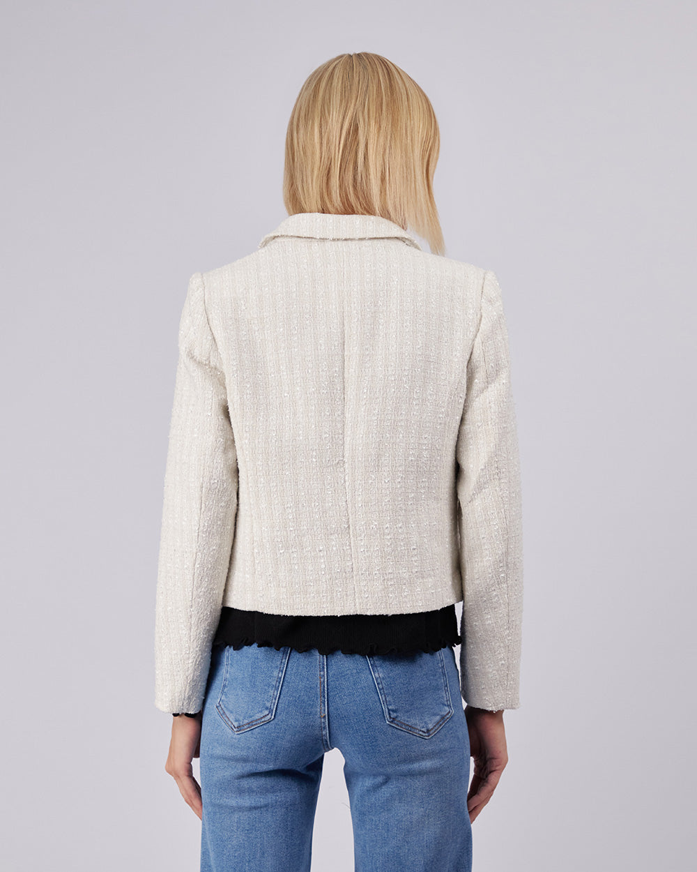Cream Tweed Jacket