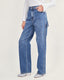 Blue wide-leg jeans