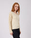 Beige Sweater Lace Sleeve