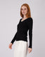 Black Sweater Lace Sleeve