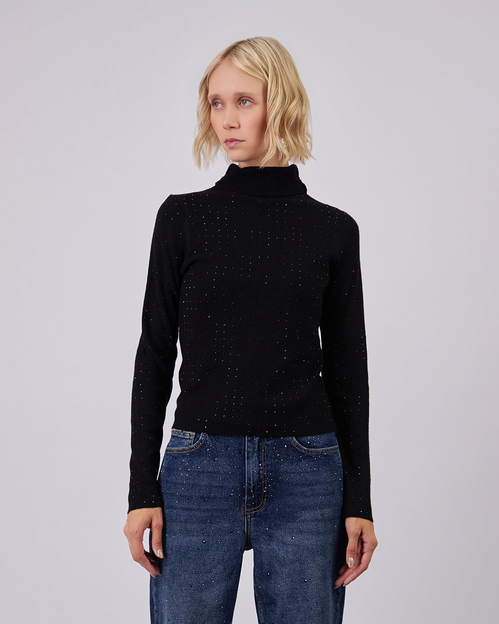 Black Sweater Stardust