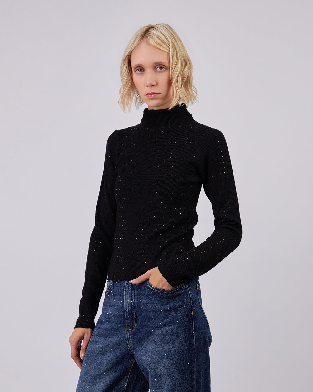 Black Sweater Stardust