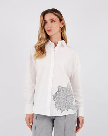 Light Blue Floral Shirt