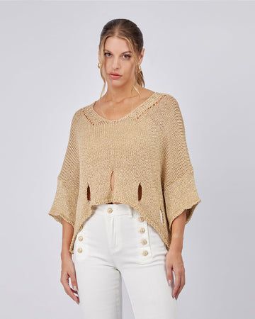 Gold Knit Sweater