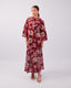 Burgundy Floral Dress