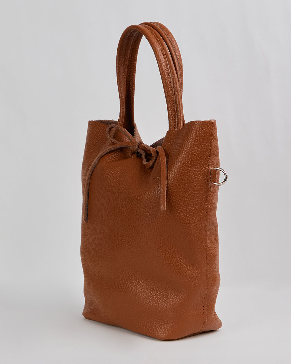 Camel Bag With Adjustable Strap And Draw