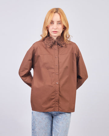 Brown Dahlia Shirt
