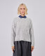 Grey Knitted Sweater With Sequins
