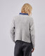 Grey Knitted Sweater With Sequins