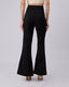Black Bell-Leg Trousers