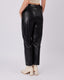 Black Vegan Leather Pants
