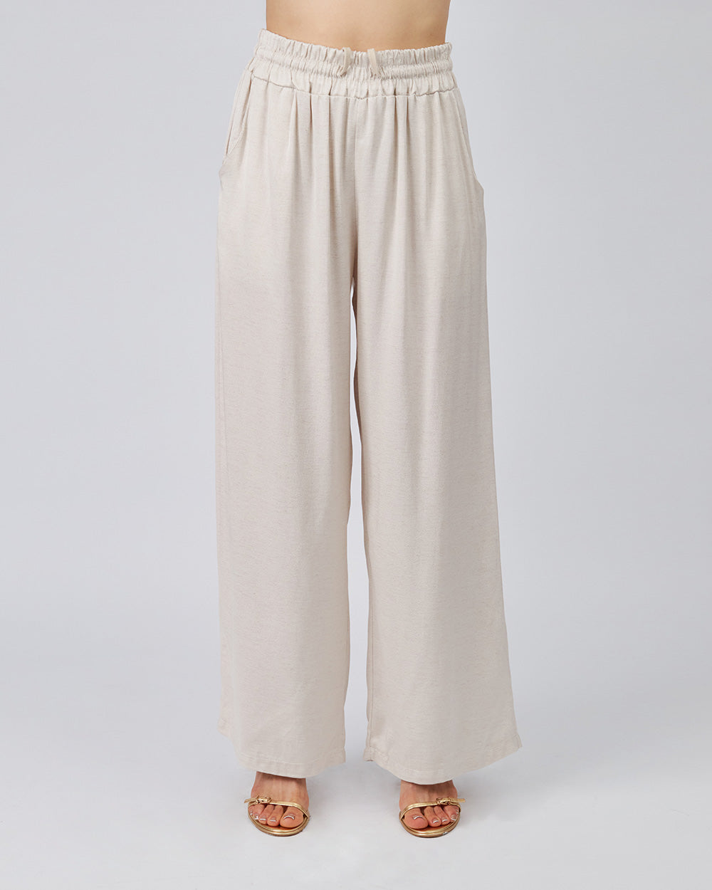 Ivory Trousers  Pockets