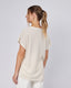 Cream Animal Print Blouse