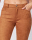 Camel Velvet Bell-Flated Trousers
