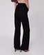 Black Denim Pants Gold Buttons