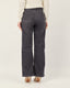 Elegant Black Wide-Leg Denim Pant