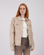 Cream Jacket  Square Pockets