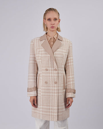 Beige Tweed Bag
