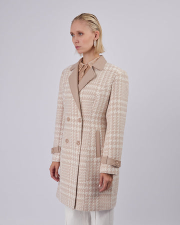 Beige Tweed Bag