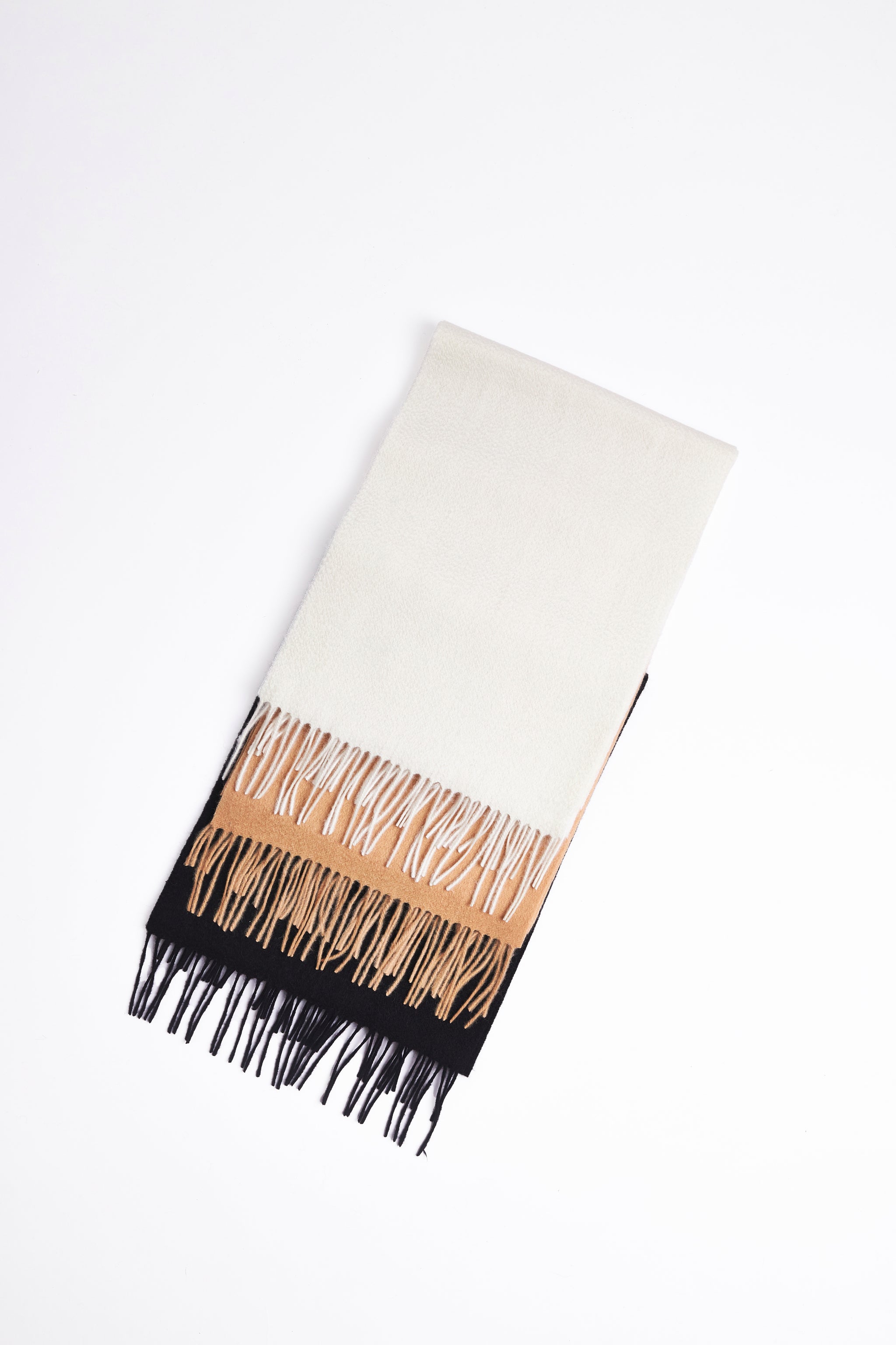 ETHICAL FRINGED ORGANIC CASHMERE SCARF