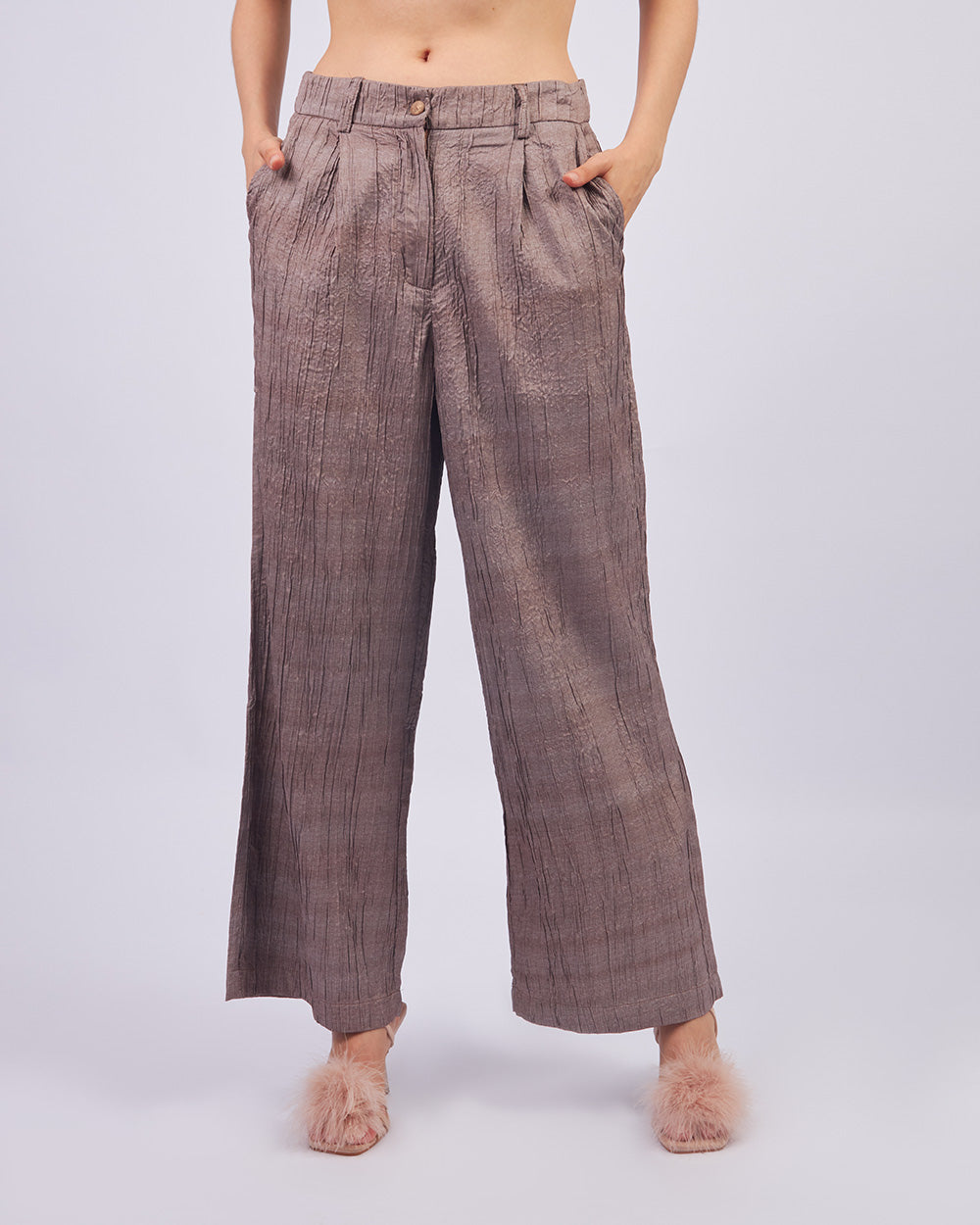 Brown Flow Pants