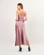 Mauve sleeveless long dress
