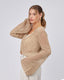 Taupe Crochet Cardigan