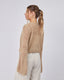 Taupe Crochet Cardigan
