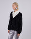 Black Cardigan With Silver Buttons
