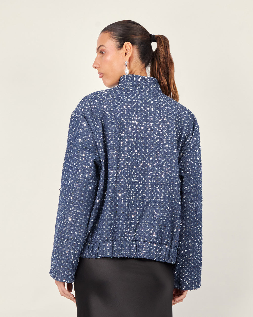 Blue Denim Jacket sparkle