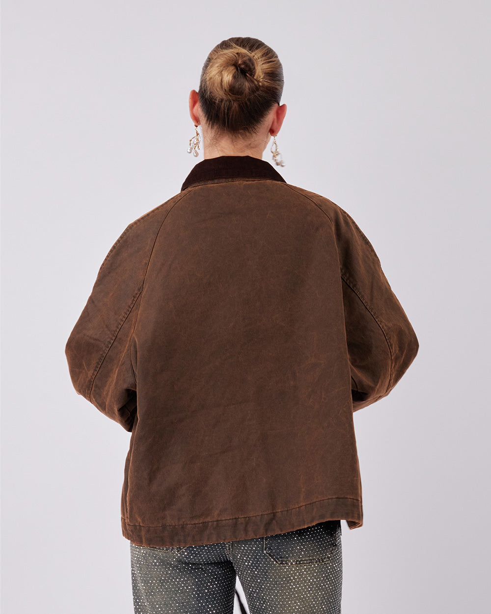 Chocolate Overside Jacket