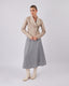 Beige Vegan Leather Crop Jacket