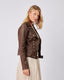 Brown Jacket Gold Buttons