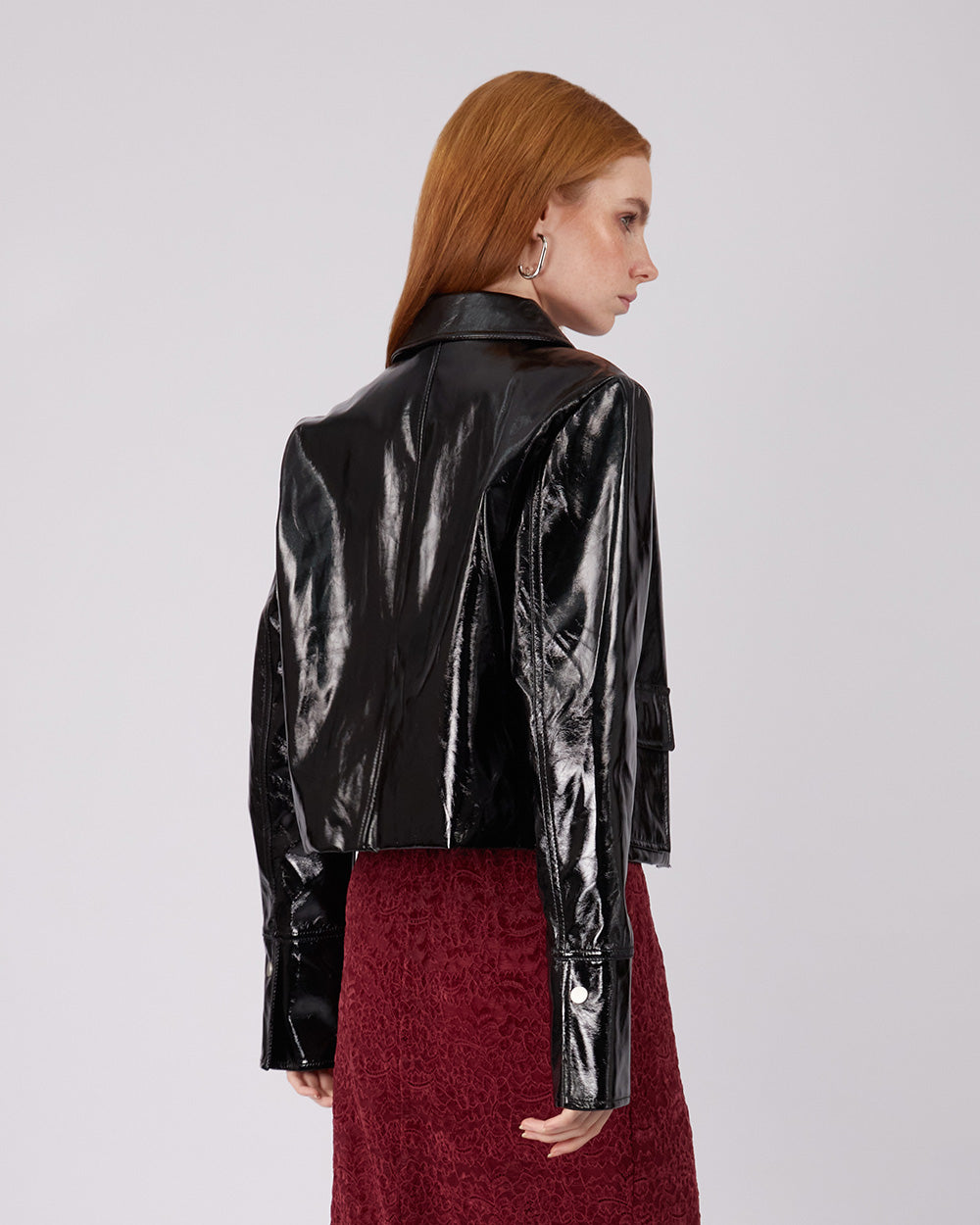 Black Vegan Leather Jacket