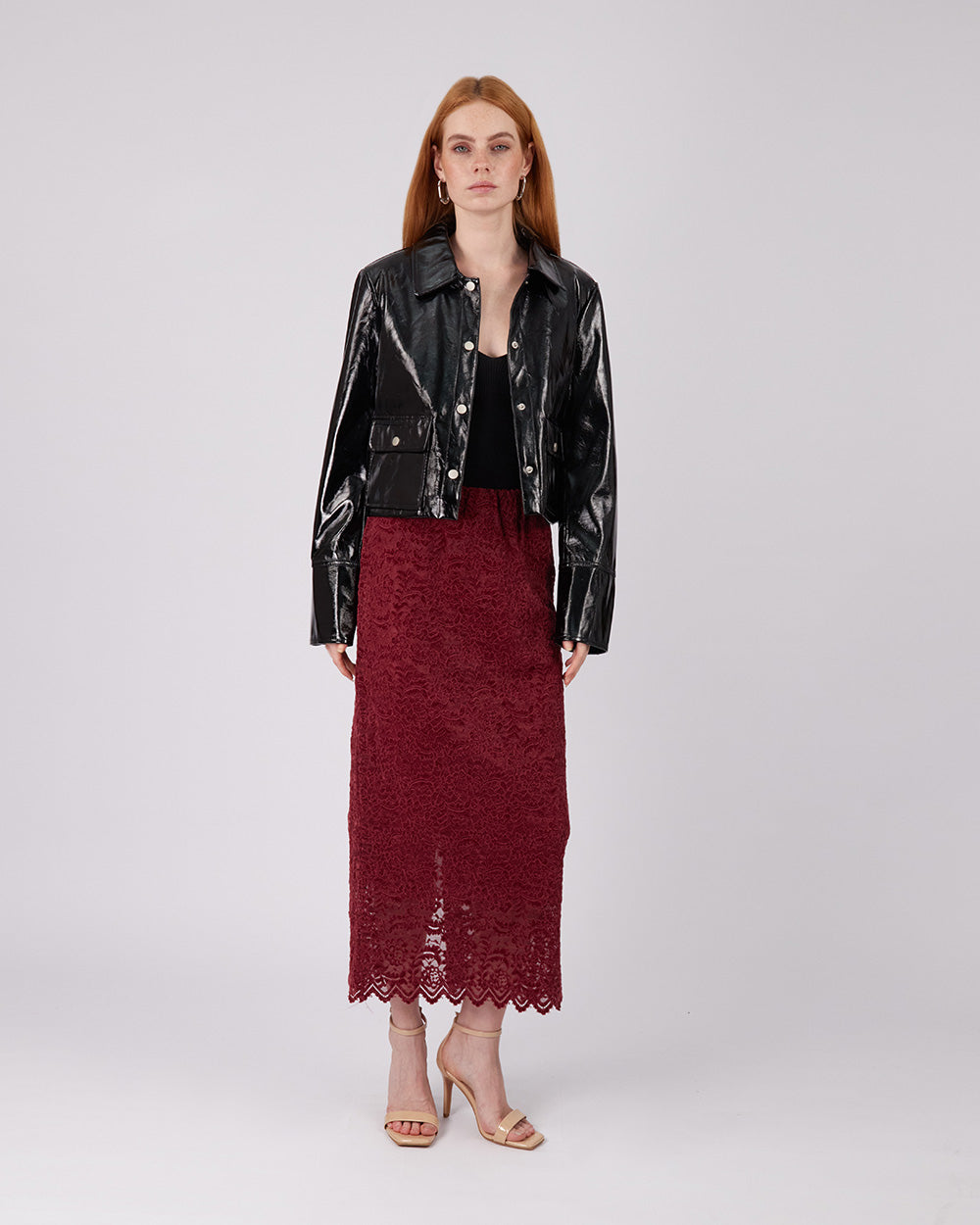 Black Vegan Leather Jacket