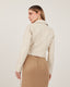 Beige Double-Lapel Jacket