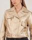 Gold Foil Crop Jacket