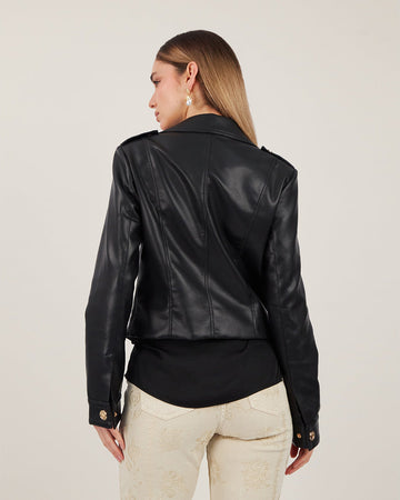 Black Cv Double Zip Jacket