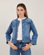 Light Blue Denim Braided Jacket