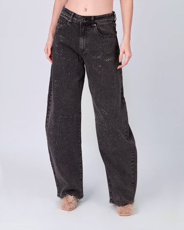 Sparkle Graphite Denim Pants
