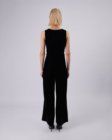 Black Velvet Jumpsuit