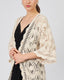 Cream Knitted Dress V-Neck