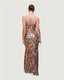 Multi Strapless Sequin Gown
