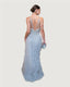 Silver Gem Feather Gown