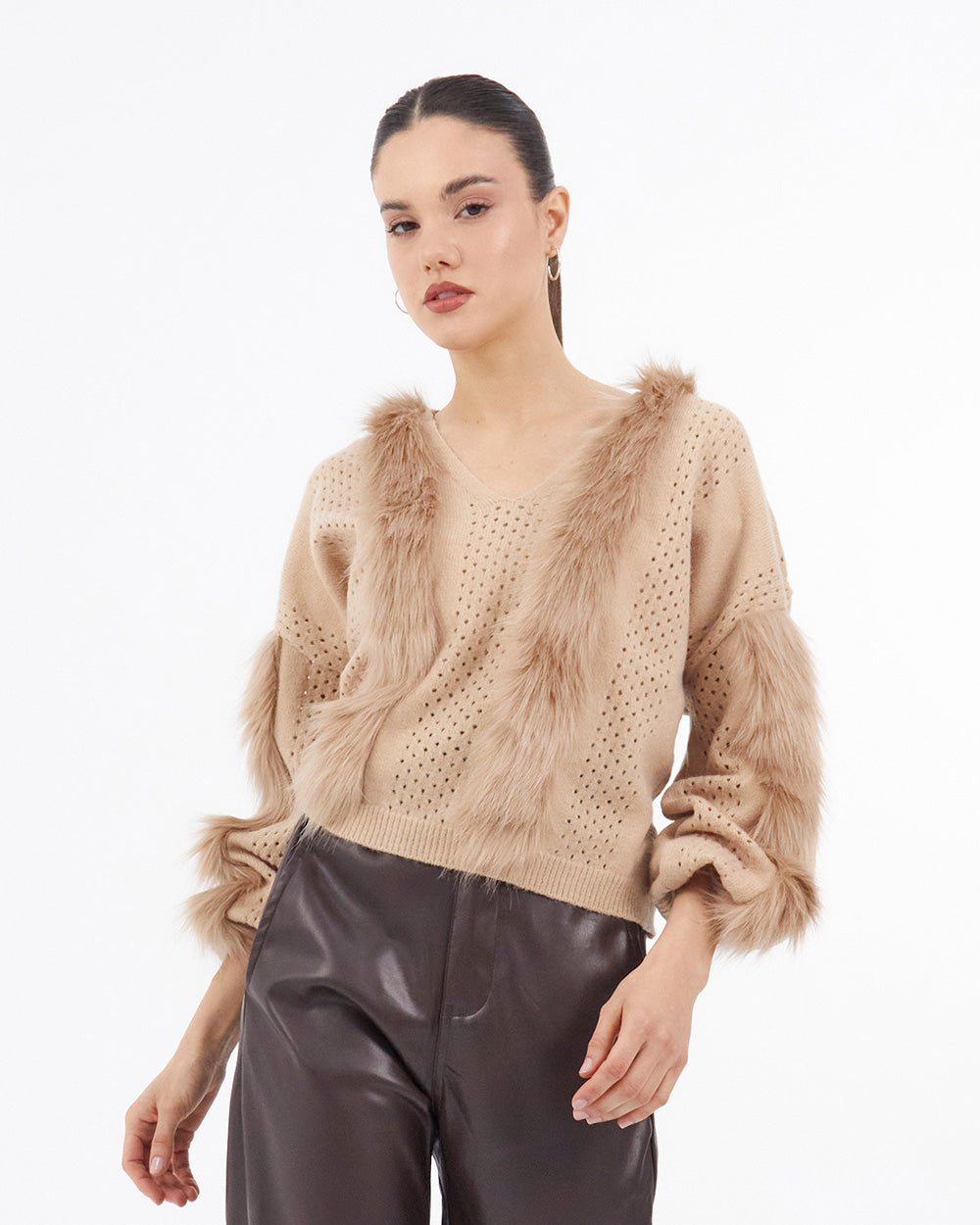 Camel Fur Sweater