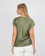 Short-Sleeved Green Blouse