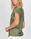 Short-Sleeved Green Blouse